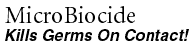 microbiocide kills germs on contact